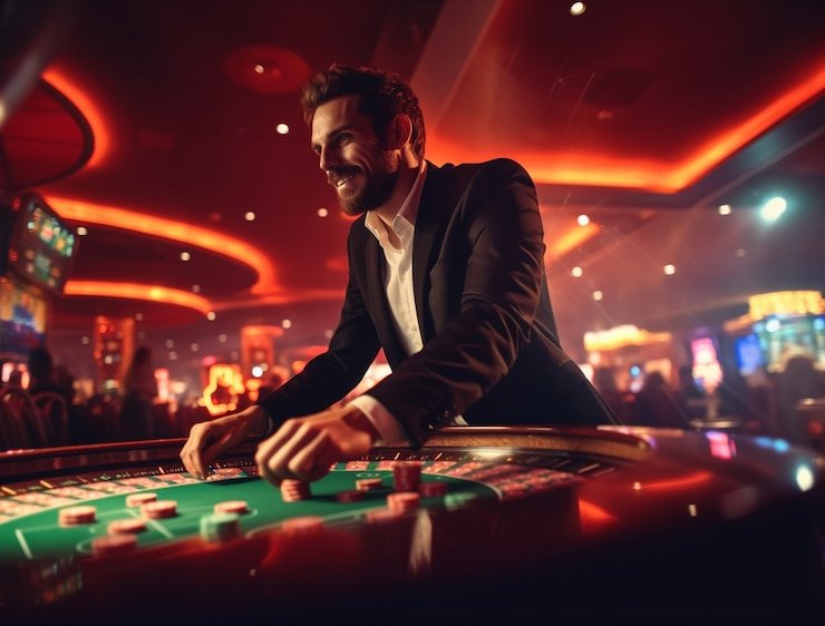 Live dealer table on nusantara77 slot card games